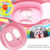 1pc Inflatable Pool Float Seat Boat With Handle; Swimming Ring Toy For Summer Baby Kid Child Toddler